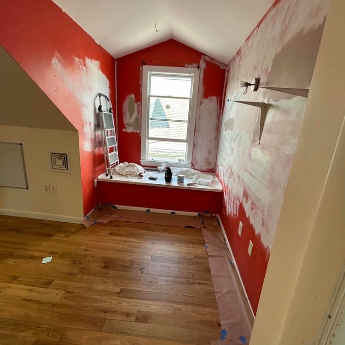 Boston Room repainted
