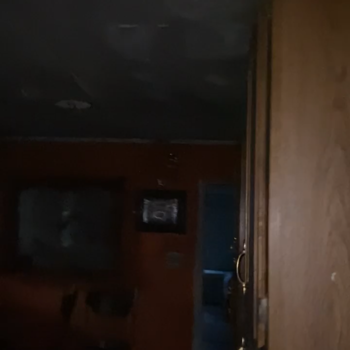 House fire.