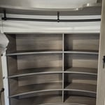 RV bedroom closet