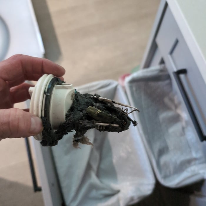 Clogged Drain Filter