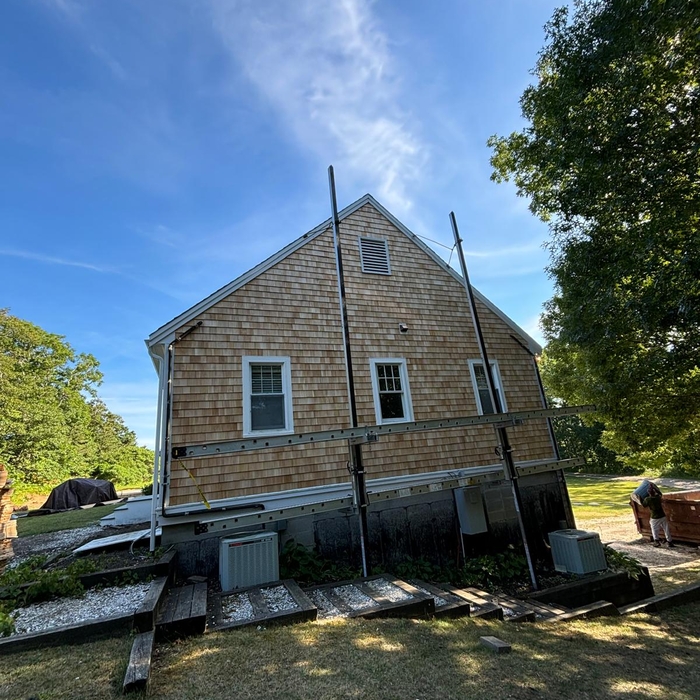 New gable wall