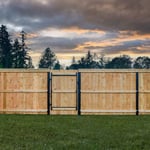 Cedar Fence Install