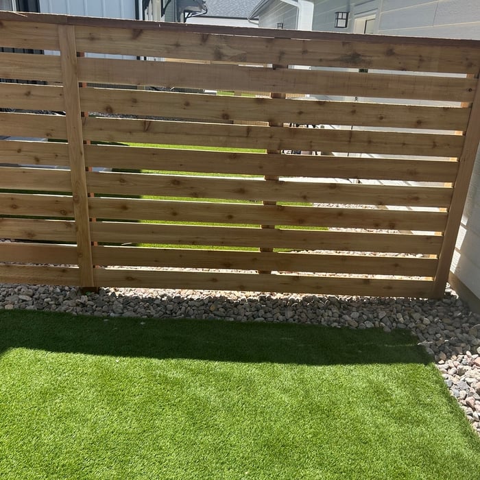 Cedar Fence Install