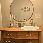 Vanity and sink