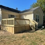 Wheelchair ramp and deck