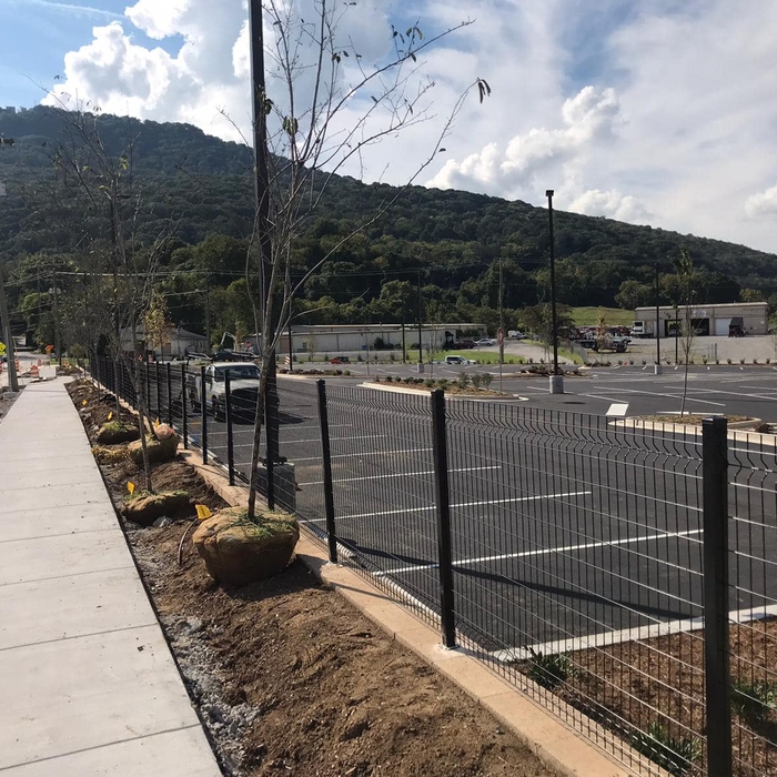 Publix Steel Fence