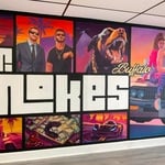 Mr. Smoke Mural Painting