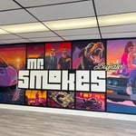 Mr. Smoke Mural Painting
