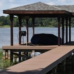 Premium pvc deck boards with hidden fasteners