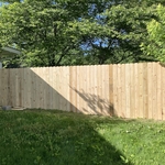 Wood Fence Install