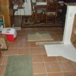 Kitchen Floor Tile Work