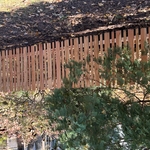 Custom wood fencing