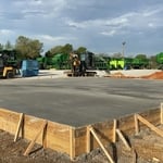 Concrete wash pad