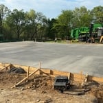 Concrete wash pad