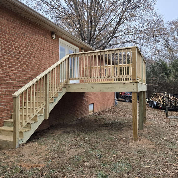 Deck from ground