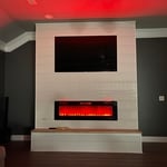 Custom Fireplace&frame TV