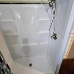 shower reinstalled