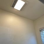 Bathroom fan intalation