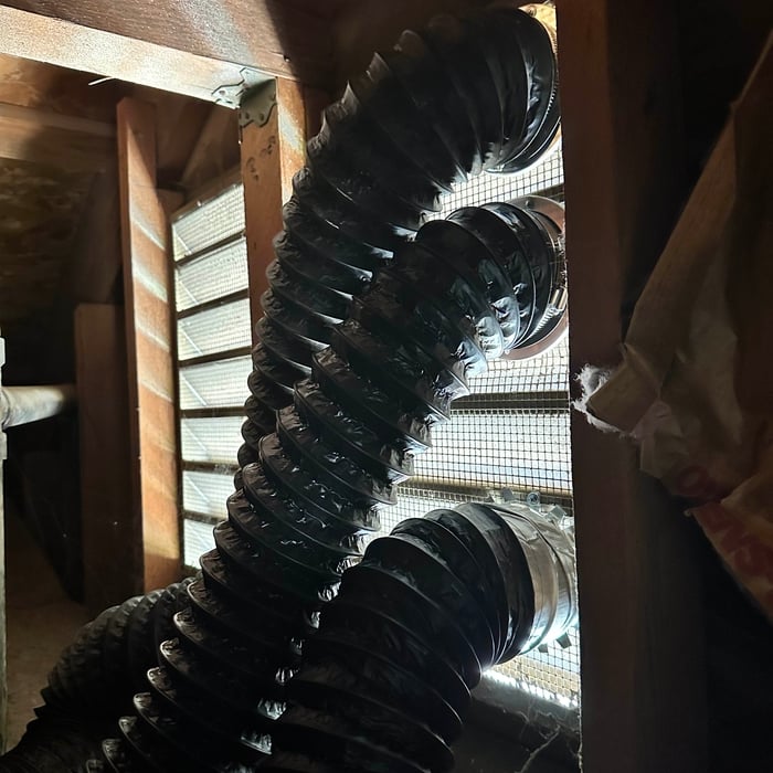 Bathroom fan intalation