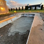 New pool floor
