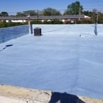 flat roof coating