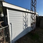 Back wall of home.