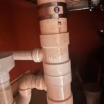 3 floors of new drains