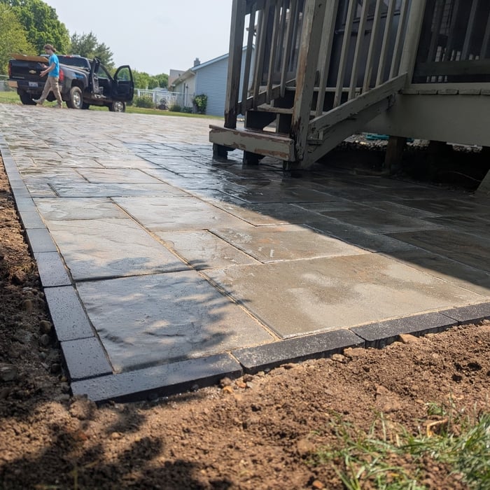 Large Paver patio