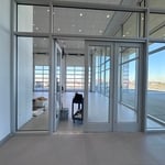 All glass installation
