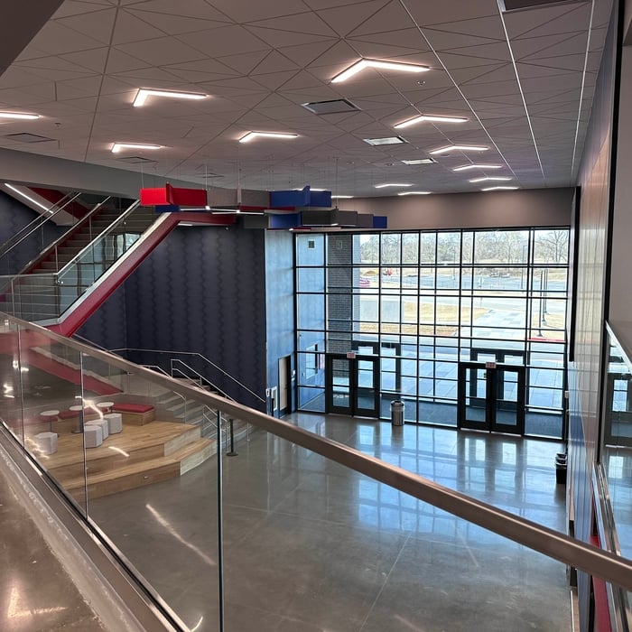All glass installation