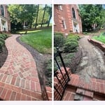 New Brick Walkway