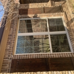 Re-stain/light fixtures