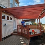 New roof and fixed deck