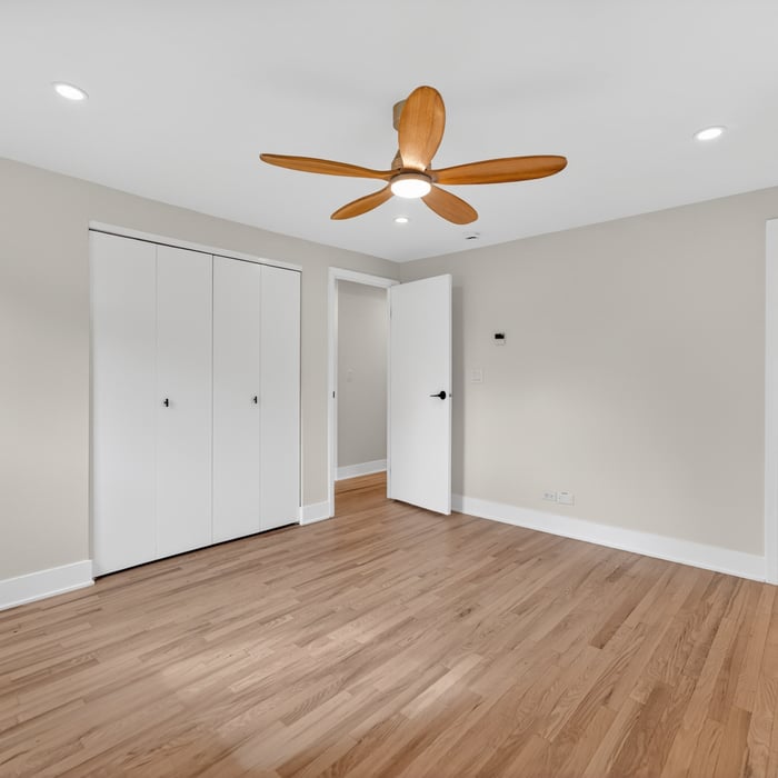 Ceiling fan and 4in Can light install for Master B