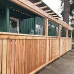 Cedar Fence w Arbor