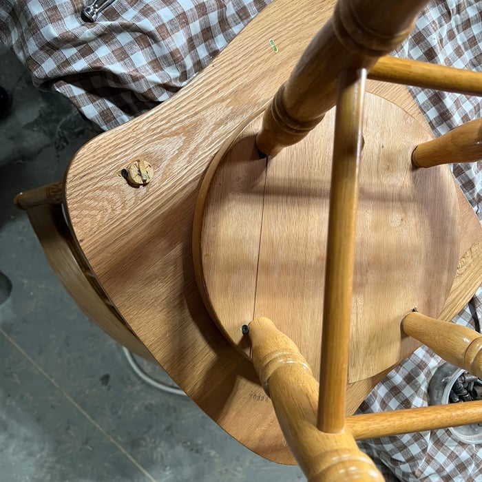 Swivel chair repair