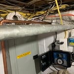 Plumbing and clock