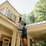 Roof, House, and Driveway