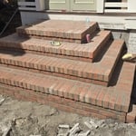 brick steps