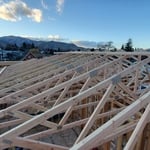 Trusses going up!