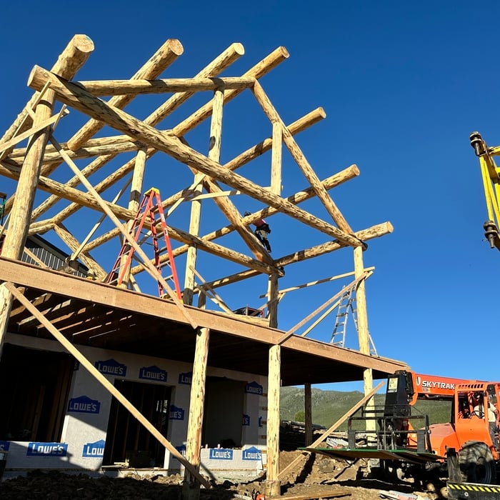 Log Timber structure