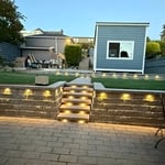 Backyard patio