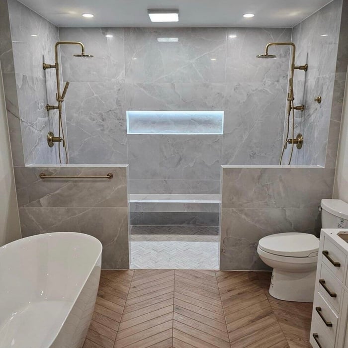 Master bathroom remodel