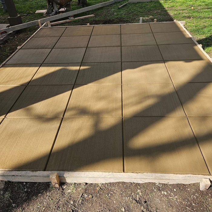 concrete patio