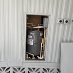 After installed new valves and made easy access to water heater elements for future repairs or maintance.