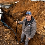 Water Line Trench