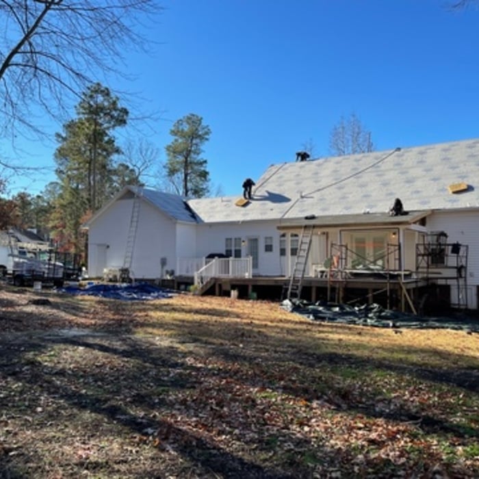 36 square re-roof
