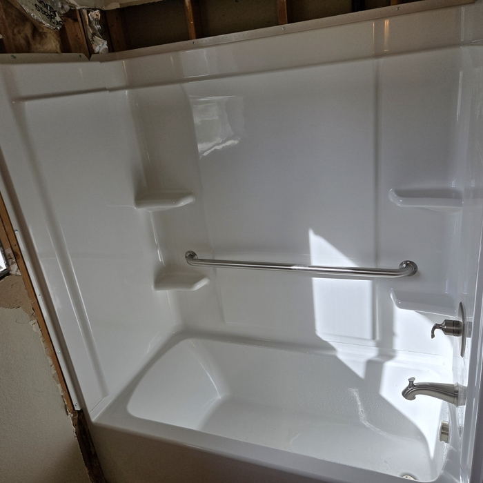 Tub/shower install
