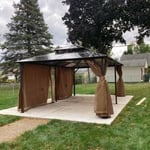 20 x 22 gazebo build