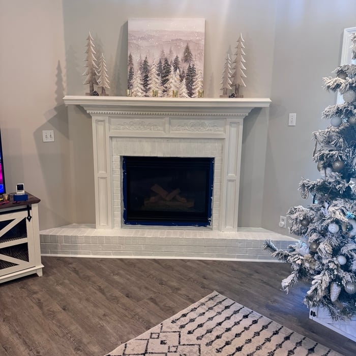 Mantel before